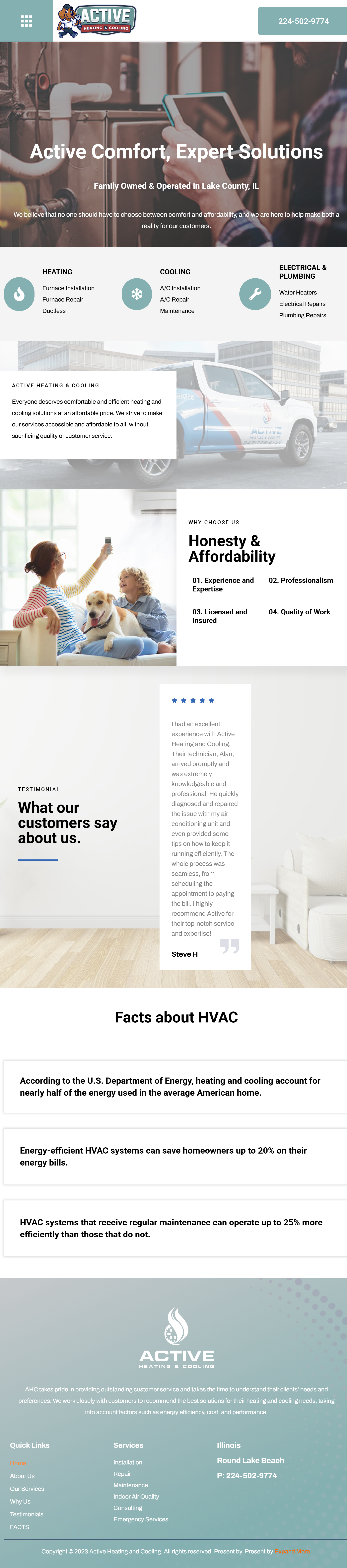 Before HVAC website